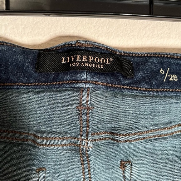 Liverpool Deep Blue Skinny Jeans Women's Small - Picture 13 of 16